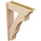 Ekena Millwork 7 1/2-in W x 26-in D x 38-in H Balboa Trad Rough Cedar Woodgrain TimberThane Outlooker, Primed Tan OUTUR075X26X38BOA04RCPR - alternate 5